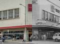 The corner of Brisbane and Charles Streets, as seen in April 2024 and April 1974. Pictures by Paul Scambler, file