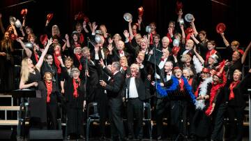The Australian Jazz Ensemble and the Noosa Chorale joint concert in 2019 'Cabaret and All That Jazz'. Picture Animalice Photography
